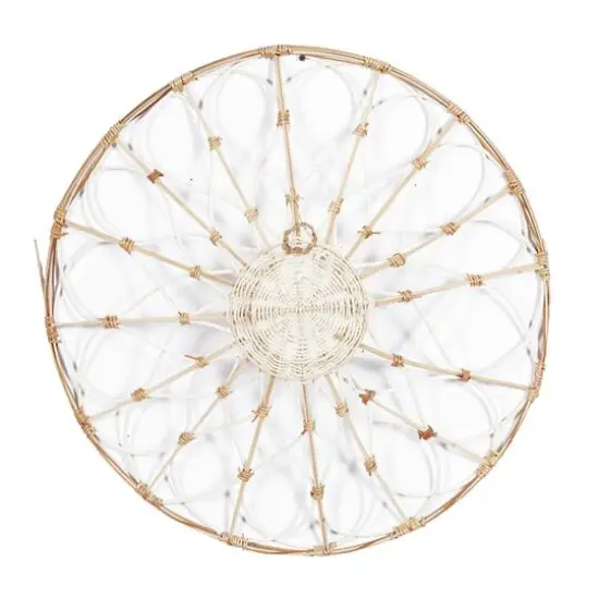 Set of 3 Brown Wood Coastal Style Abstract Wall Decor, 20", 24", 28" {6}