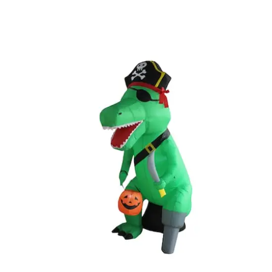 8ft. Inflatable Dino Pirate {5}