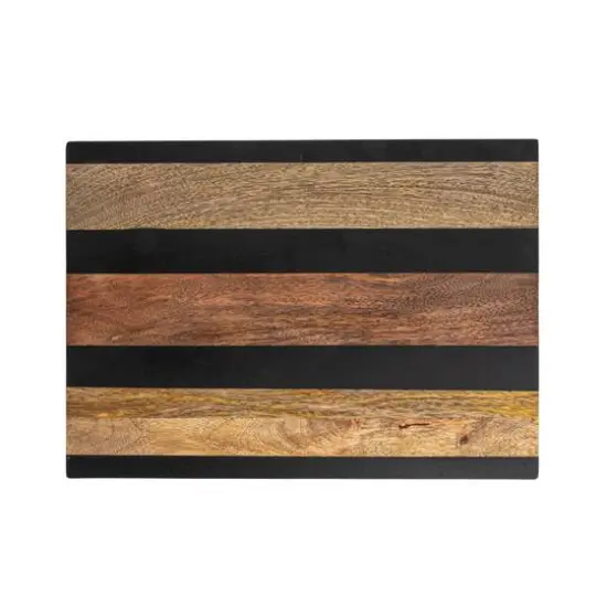 Hello Honey&reg; 17" Rectangular Mango Wood Cheese & Cutting Board {7}