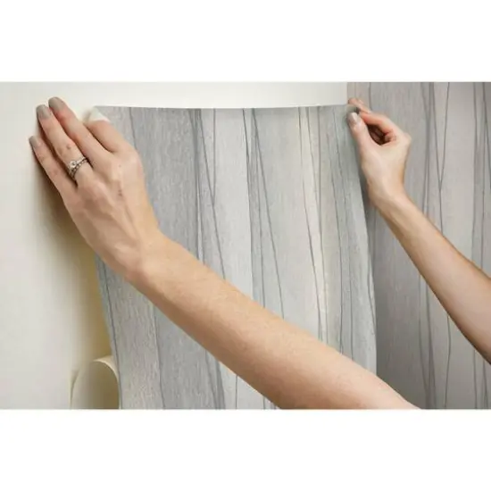 RoomMates Making Waves Peel & Stick Wallpaper Gray/Tan {11}