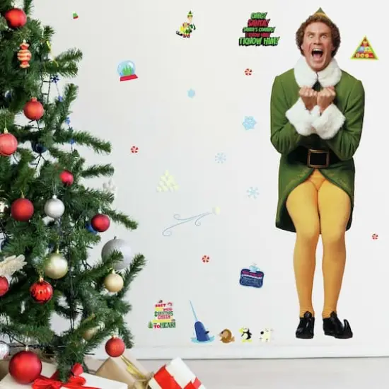 RoomMates Buddy The Elf Peel & Stick Giant Wall Decals {1}