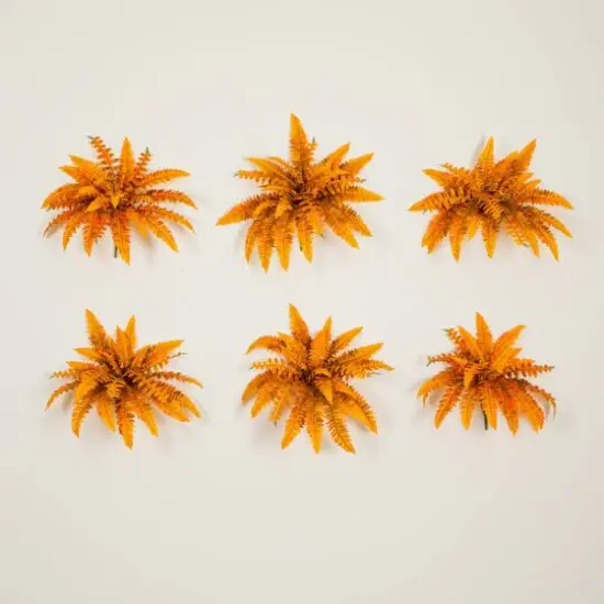 19in. Autumn Artificial Fall Boston Fern - Set of 6 {7}
