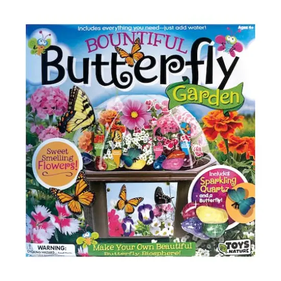 Biosphere Terrarium - Bountiful Butterfly Garden {3}