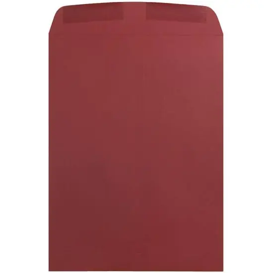 JAM Paper 10" x 13" Dark Red Open End Catalog Premium Envelopes {3}