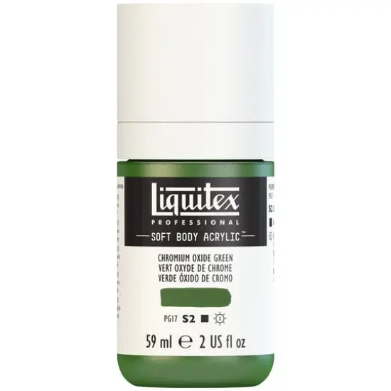 Liquitex&reg; Professional Soft Body Acrylic Bottle, 2oz. Chromium Oxide Green {8}