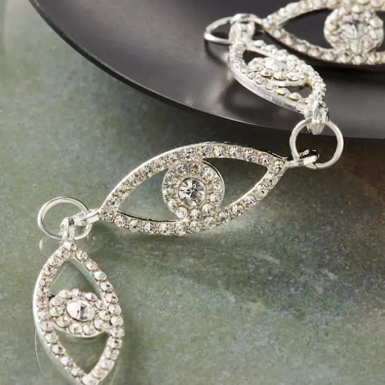 Metal Pav&eacute; Eye Charms, 30mm by Bead Landing&trade; {3}