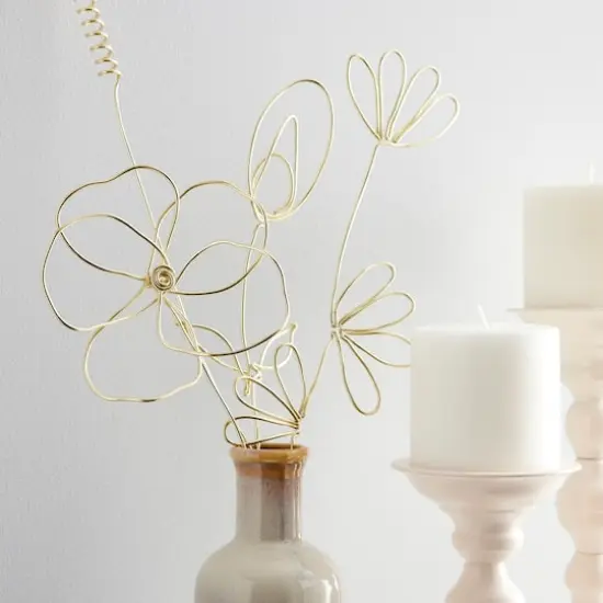 Gold Aluminum Decorative Wire by Ashland&reg; {3}