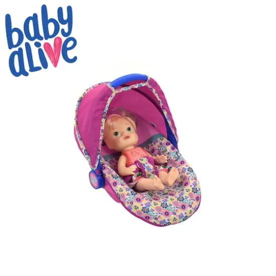 Baby Alive Toy Doll Car Seat with Canopy {3}