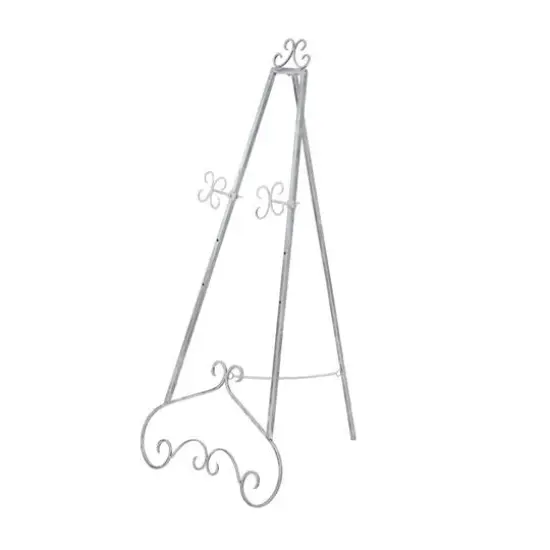 48'' Gray Iron Traditional Easel {5}