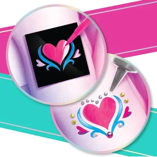 Bright Stripes Spa*rkle Rainbow Festival Body Art Set {6}