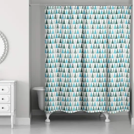 Cool Tree Pattern Shower Curtain {3}