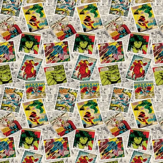 Marvel Retro Comic Super Hero Cotton Fabric {1}