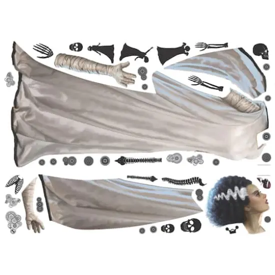 RoomMates Classic Monsters Bride of Frankenstein Giant Peel & Stick Wall Decals {5}