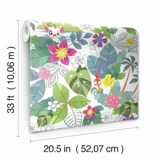 RoomMates Disney&reg; Moana Jungle Peel & Stick Wallpaper {5}