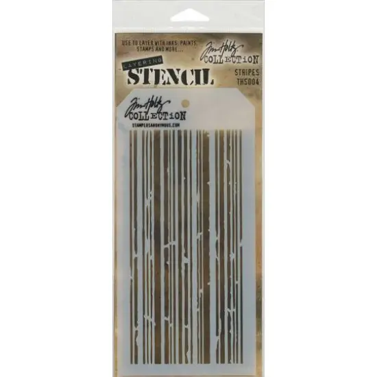Stampers Anonymous Tim Holtz&reg; Stripes Layered Stencil {1}