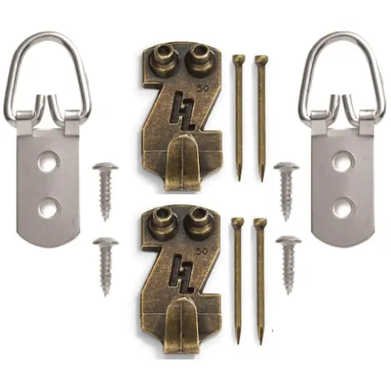 HangZ&trade; 50lb. 2 Hole D Ring Kit {3}