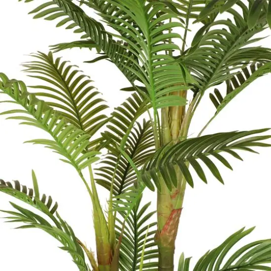 6ft. Artificial Areca Palm Tree in White Decorative Pot {7}