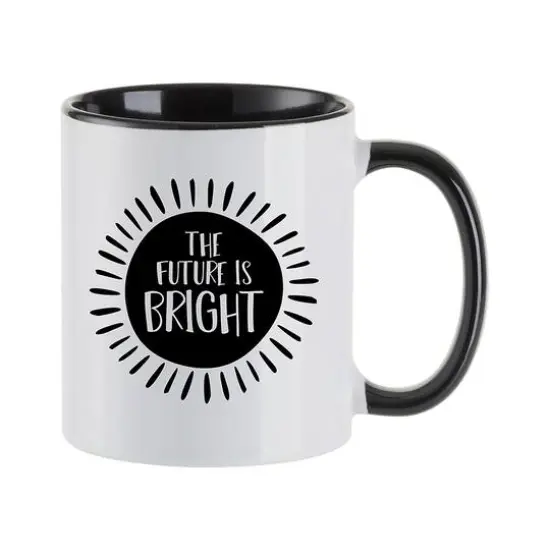 Craft Express 6ct. 11oz. Sublimation Black Handle Mugs {1}