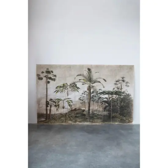 Hello Honey&reg; 8ft. Paper Vintage Reproduction Wall Mural with Palm Trees {4}
