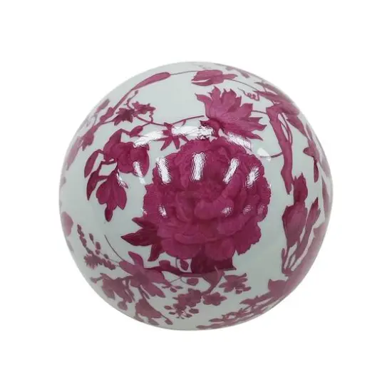 Assorted 4" Floral Porcelain Ball Tabletop D&eacute;cor, 1pc. by Ashland&reg; {3}