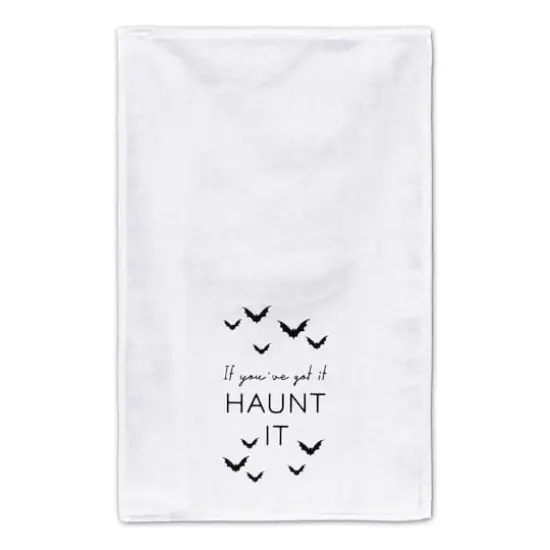 Haunt It Bat Group Tea Towel Set {4}