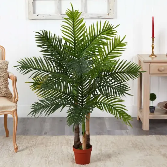 4ft. Potted Real Touch Areca Palm Tree {5}