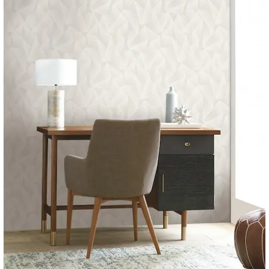 RoomMates Acceleration Peel & Stick Wallpaper Taupe and Beige {8}