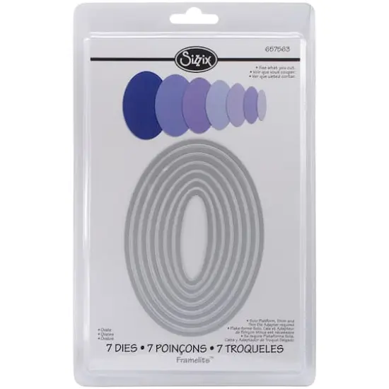 Sizzix&reg; Framelits&trade; Ovals Die Set {1}