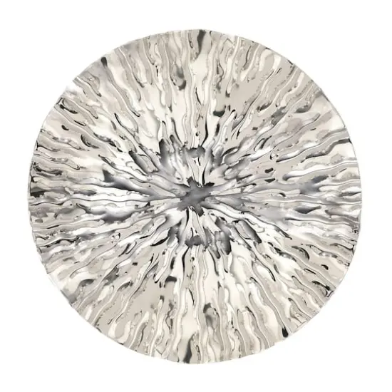 Silver Stainless Steel Glam Wall D&eacute;cor Accent Set {4}