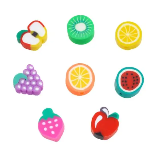 10mm Fruit Shaped Soft Clay Beads by Creatology&trade; {3}