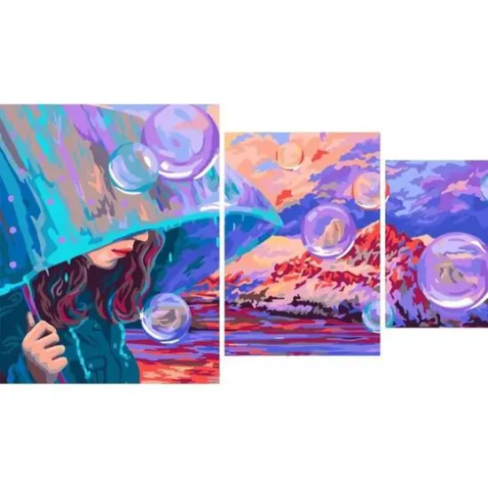 Crafting Spark Rain on Mars Painting by Numbers Kit {1}