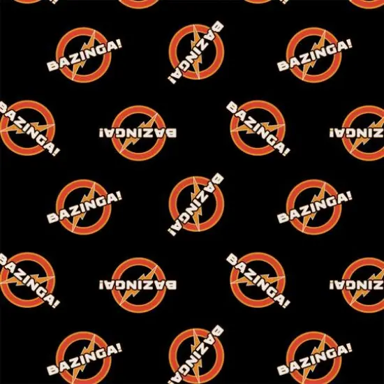 The Big Bang Theory Bazinga Precut Cotton Fabric {1}