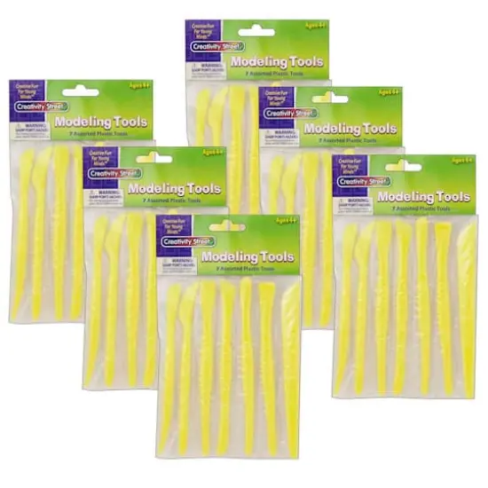 Creativity Street 6 Pack Assorted Patterns Modeling Tools {1}