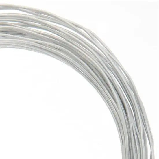 John Bead 18 Gauge Aluminum Jewelry Wire, 30ft. Silver {1}
