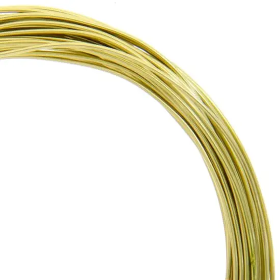 John Bead 18 Gauge Aluminum Jewelry Wire, 30ft. Green Apple {1}