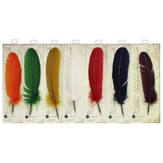 Manuscript Assorted Colours Quill Dip Pens {1}