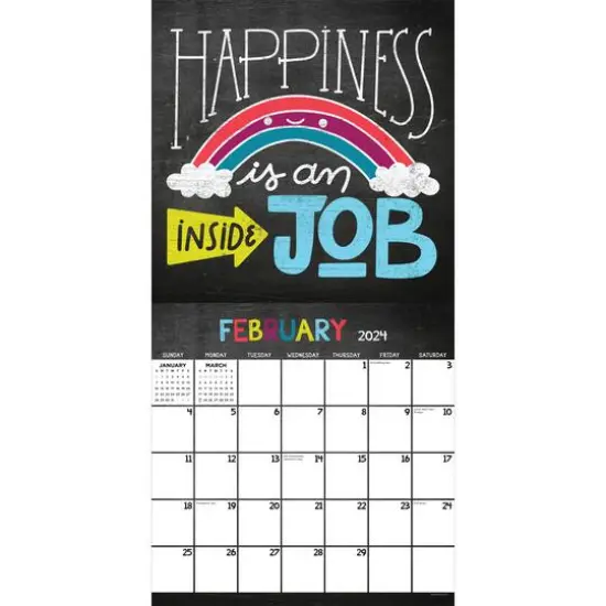 TF Publishing 2024 Chalk It Up Wall Calendar {4}