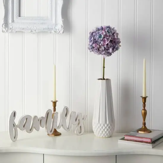 Purple Hydrangea Artificial Flower Stem, 3ct. {4}