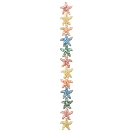 Multicolor Metal Starfish Beads, 14mm by Bead Landing&trade; {4}