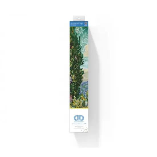 Diamond Dotz&reg; Advanced Cypresses (apres Van Gogh) Diamond Facet Art Kit {3}