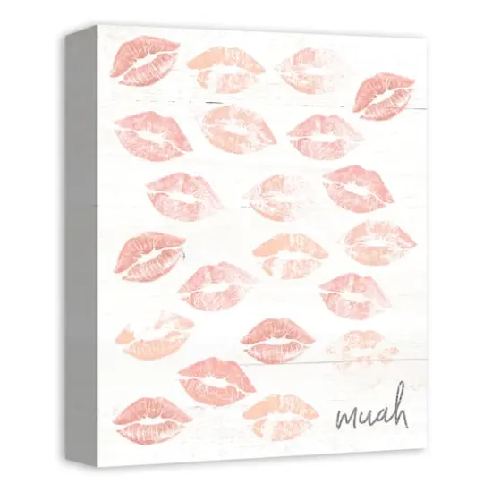 Muah Lips Canvas Art {3}