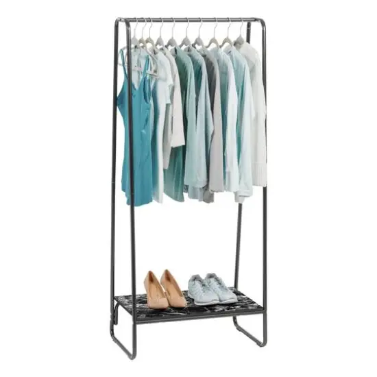IRIS&reg; 2ft. x 5ft. Metal Clothing Rack Black {4}
