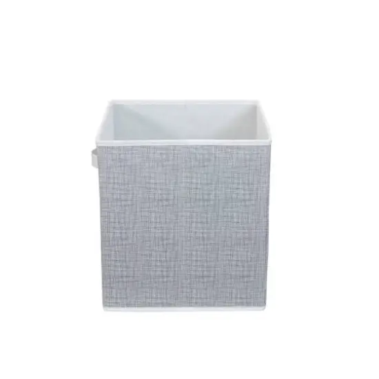 2 Pack Household Essentials 13" Fabric Storage Bins White Mix {8}