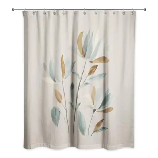 Muted Branches 71" x 74" Shower Curtain {3}