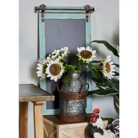 Blue Wall Mounted Chalk Board {7}