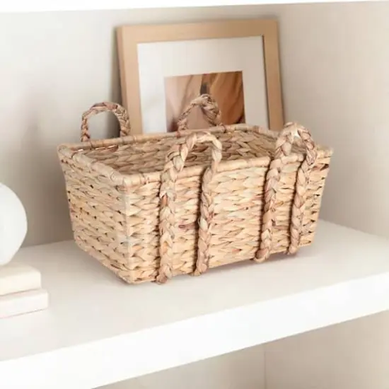 Household Essentials Wicker Storage Basket with Handles {1}