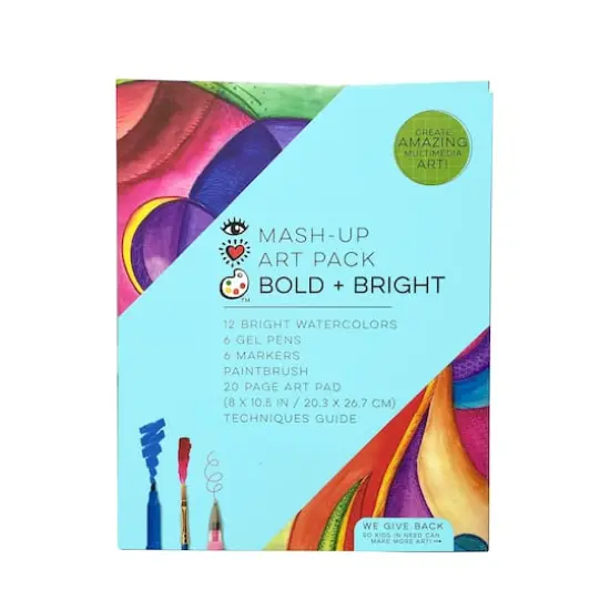 Bright Stripes Bold & Bright Mash Up Art Set {1}