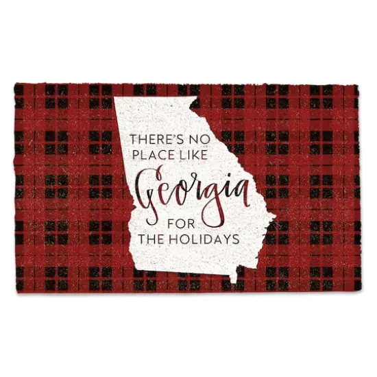 Georgia For the Holidays Doormat {1}