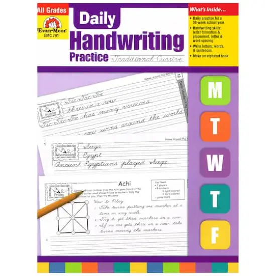 Evan-Moor&reg; Daily Handwriting Practice: Traditional Cursive {1}