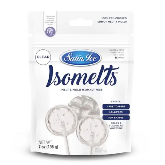 Satin Ice&reg; Isomelts&trade; Isomalt Nibs Clear {1}